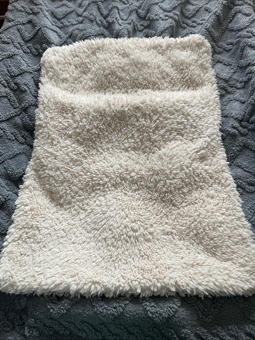 Pottery Barn Teen Plush Sherpa Pillow Sham Standard Size in Ivory